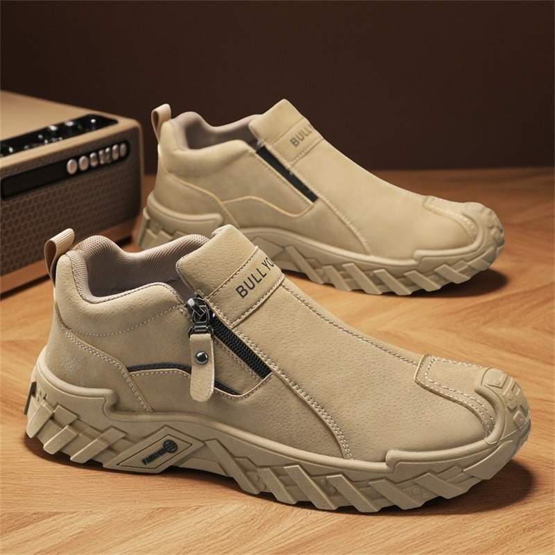 Leatherwork Clamp - Men's Slip-On Sports Shoes Waterproof Non-Slip