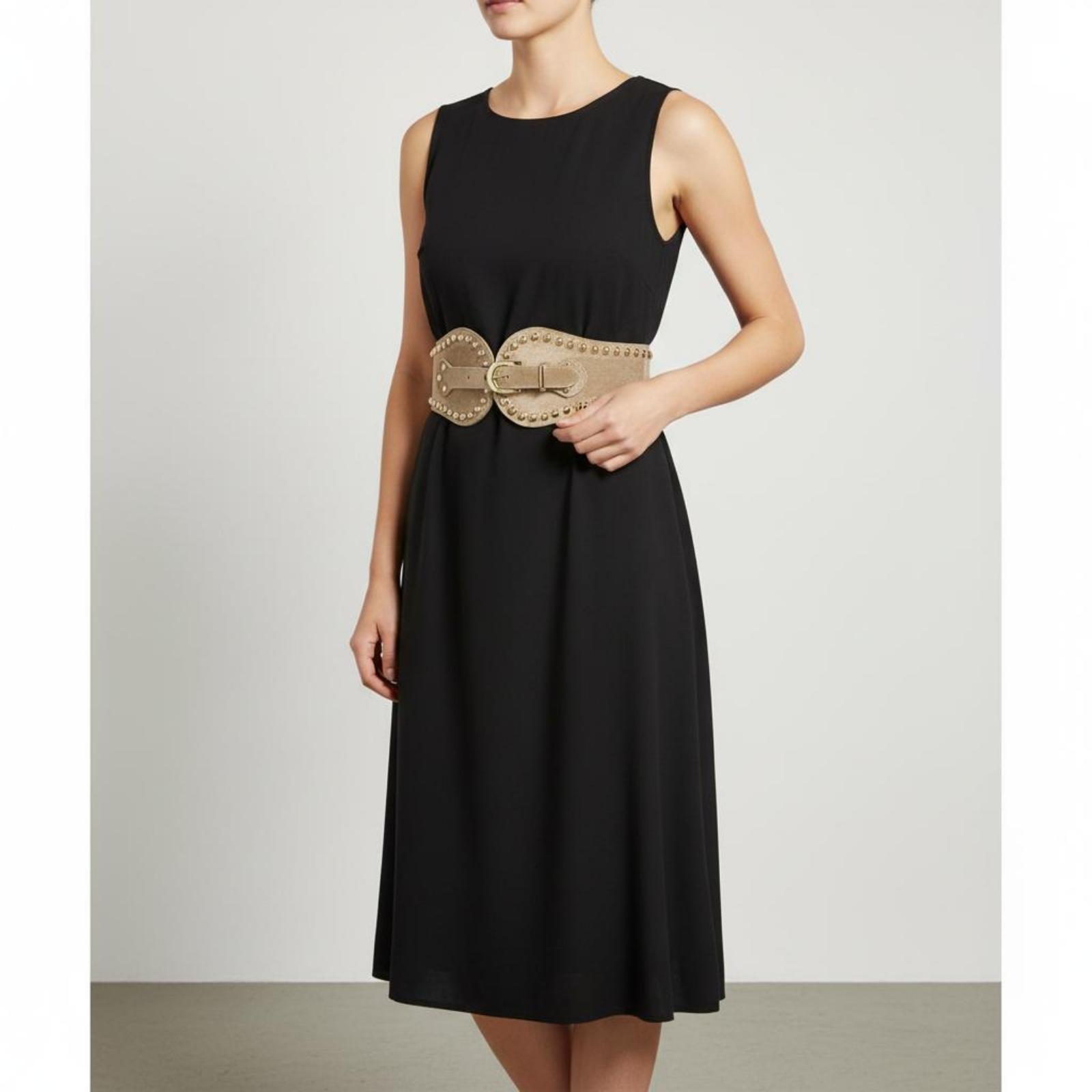 Women Elastic Waist Belt Suede - Leather Work Jeans review and price