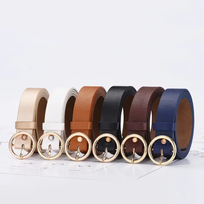 Women's Belt Round Buckle Belt - Leather Work Jeans review and price