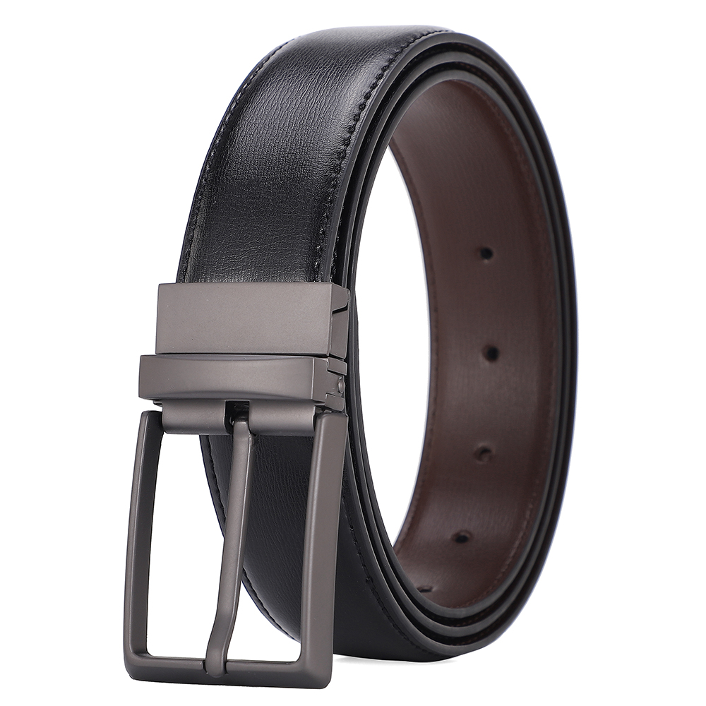Reversible Pin Buckle Men's Be - Leather Work Jeans review and price