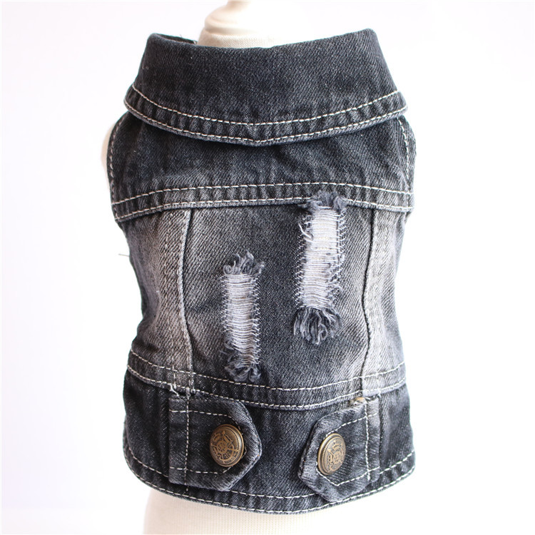 Wholesale Pet Clothes Fashion  - Leather Work Jeans review and price