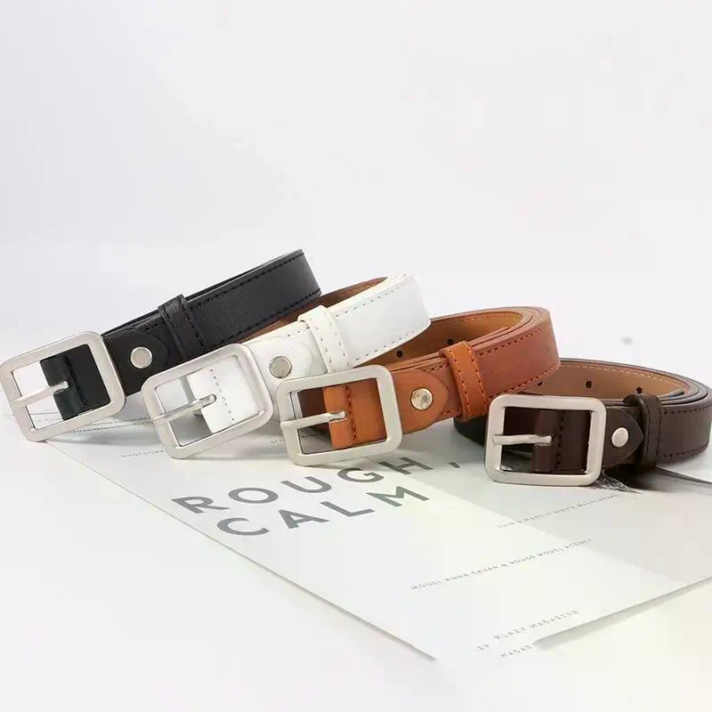 1pc Women's Belt Trendy Square - Leather Work Jeans review and price
