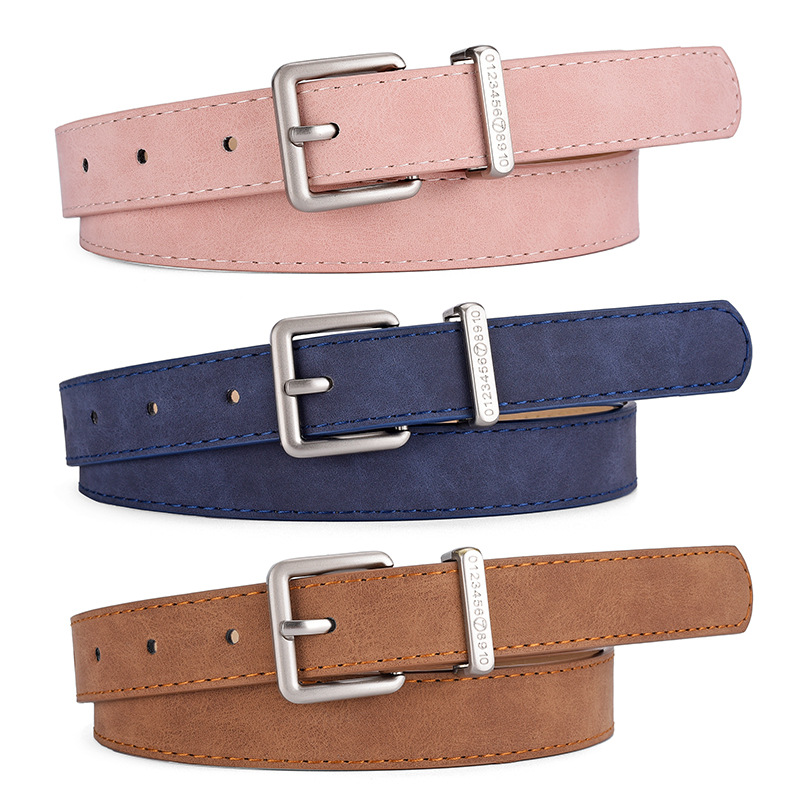 Women's Belt Fashion Pin Buckl - Leather Work Jeans review and price