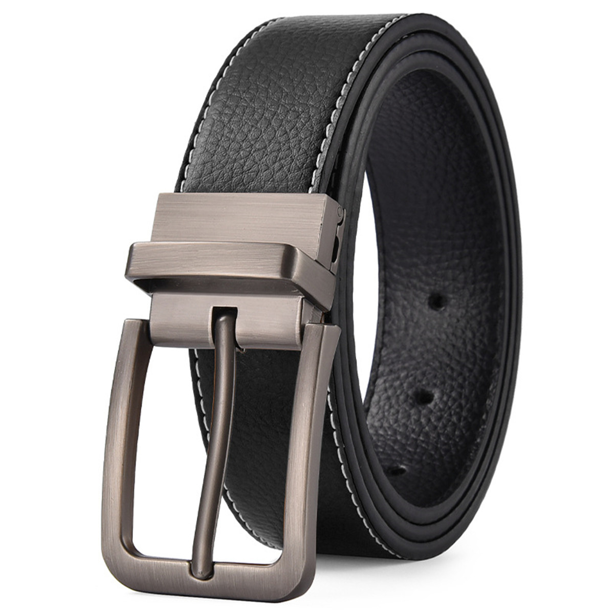 Reversible Pin Buckle Men's Be - Leather Work Jeans review and price