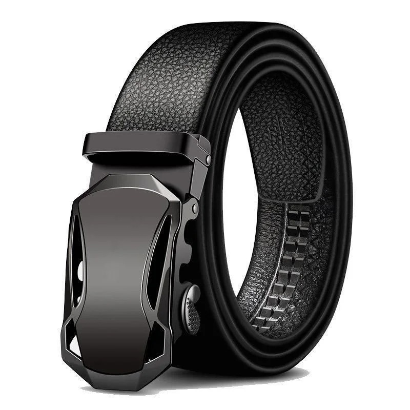 Belt Men Automatic Buckle Belt - Leather Work Jeans review and price