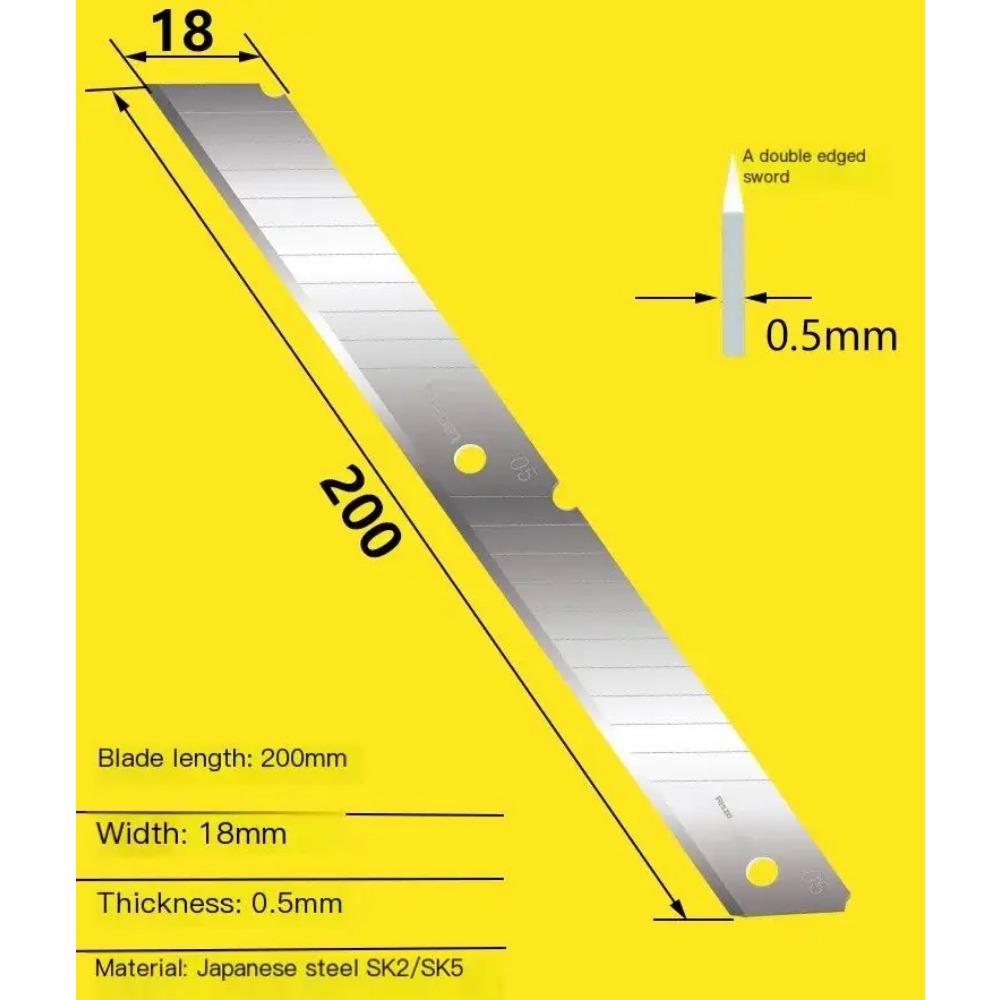 200mm Extended Manual Leather  - Skiver Leather Thin review and price
