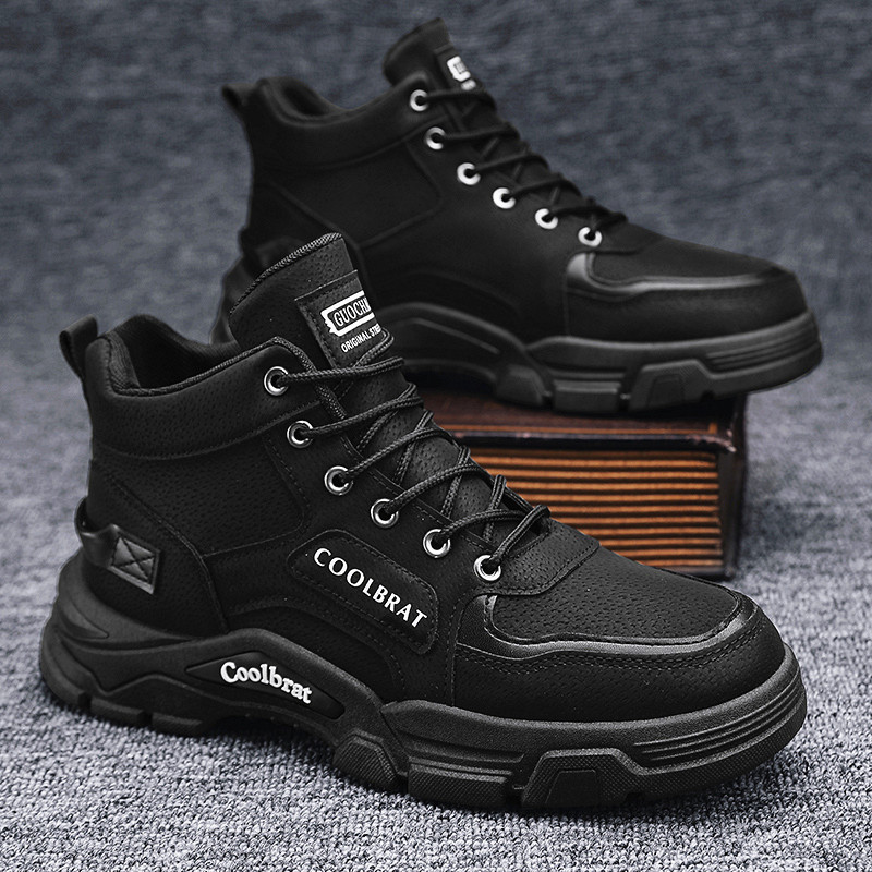 Men‘s Casual Sneakers High Qua - Leatherwork Clamp review and price